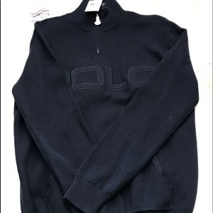 Ralph Lauren Half-zip Sweater with center pocket.